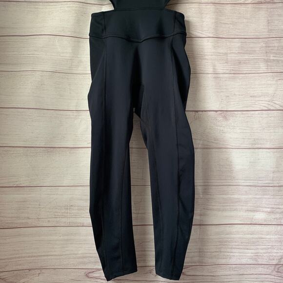 Free People Movement Black One-Piece Athletic Jumpsuit Crisscross Back Size M - Picture 4 of 12